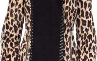 3K+ NWT RUNWAY EMILIO PUCCI LEOPARD PRINT LEATHER SUEDE JACKET IT42 