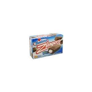 Hostess Zingers Iced Devils Food Cake with Creamy Frosting, 12 Cakes 