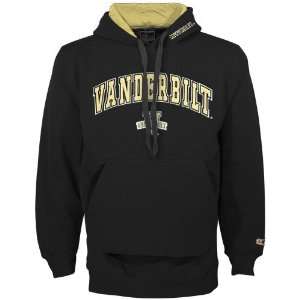 Vanderbilt Commodores Black Kangaroo Hoody Sweatshirt