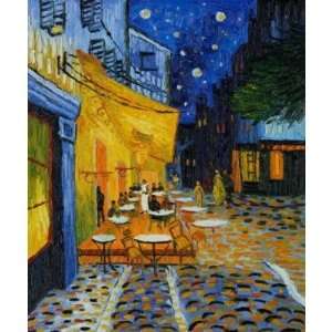  Art Reproduction Oil Painting   Van Gogh Paintings Cafe 
