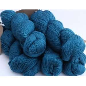   Silk/Merino Wool Aran Teal Blue Yarn Arts, Crafts & Sewing