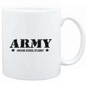  Mug White  ARMY Arcane School Student  Religions Sports 