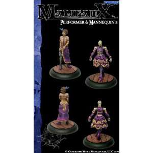    Performer and Mannequin 2 (2 Pack) Arcanists Malifaux Toys & Games