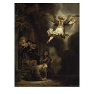  Archangel Raphael Leaving the Family of Tobias Art Giclee 