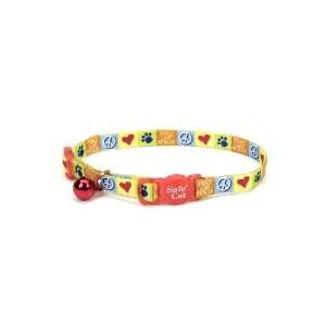    Coastal Peace Love Rescue Safety Cat Collar   3/8 in.