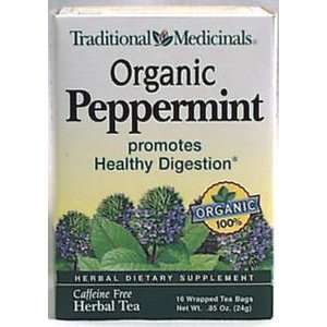   Organic Peppermint Tea   1 box (Pack of 4)