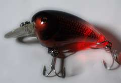 FLASHING LED LIGHT fishing Lure BAIT Fish Wobbler MINNOW  
