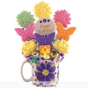  Mug Of Daisies Lollipop Bouquet