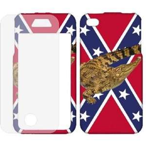 Samsung Galaxy s2 / sii sgh i777 Rebel Confedrate flag with Alligator 