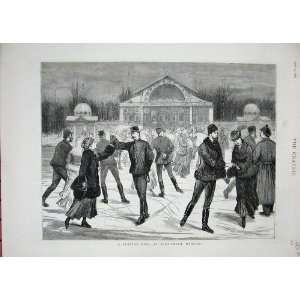  1877 Skating Hall Ice Rink Buda Pesth Hungary Sport