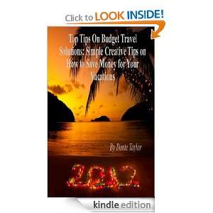   Save Money for Your Vacations Dante Taylor  Kindle Store