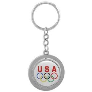  USA Olympic Team Spinner Keychain