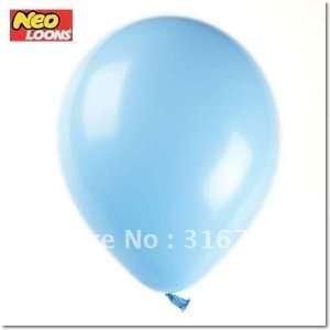  balloons whole blue color 12 inch natural latex dots 