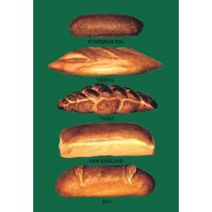   , Twist, New England, and Rye Breads 20x30 poster