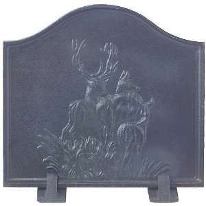  Cast Iron Fireback   Deer 20 H x 17 W