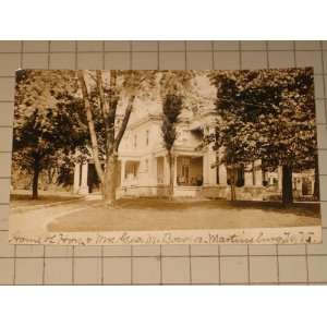 1915 Photo Postcard Home of Hon. & Mrs. Geo.M.Bowers, Martinsburg,W 