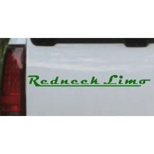 Dark Green 38in X 3.8in    Redneck Limo Off Road Car Window Wall 