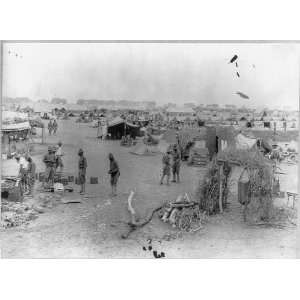   Infantry Regiment,Negro in Mexico,1916,general view of the camp,tents