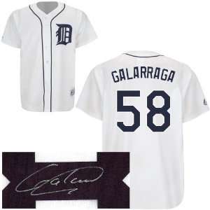  Armando Galarraga Autographed Detroit Tigers Jersey 