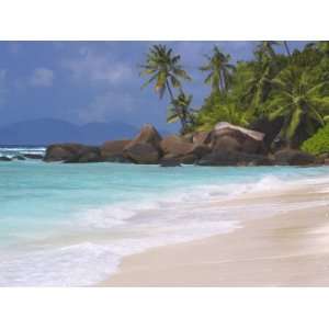  Empty Beach, Seychelles, Indian Ocean, Africa Photographic 