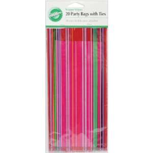  Wilton Party Bags With Ties Snappy Stripes Arts, Crafts & Sewing