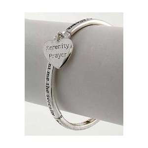 Serenity Prayer Engraved Stretch Bracelet