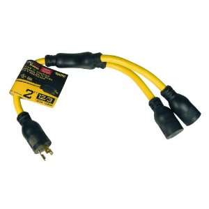  Utilitech 75 Watt Yellow Extension Light Socket Adapter 