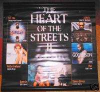 HEART OF THE STREETS 2 promo vinyl banner, Nas, Amerie  