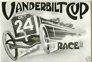 Miniature Poster For Vanderbilt Cup 1908 Race Robertson  