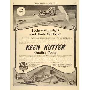  1907 Ad Keen Kutter Carpentry Tools Simmons Hardware 