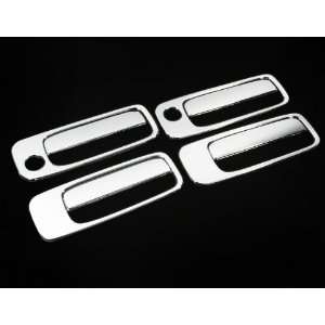 No Drill Installation Chrome Trim Door Handle Cover Kit with Passenger 