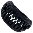 R115A Gothic Black Fang Monster Teeth Ring Biker New Size6