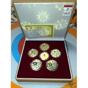 Young Master Athlete Floriated Commemorative Medallion Set
