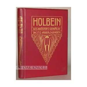  HANS HOLBEIN D.J. DES MEISTERS GEMÄLDE Books