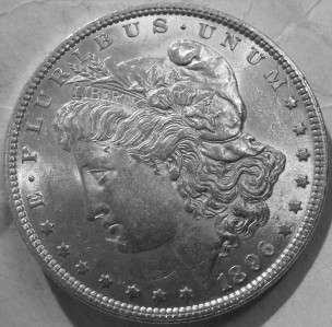 1896 MORGAN VAM 3 DOUBLED 89 LARGE SHIFT SPLIT RIM NICE COIN  