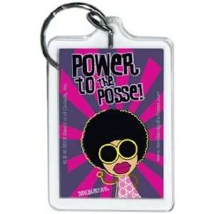  David & Goliath Power To The Posse Lucite Keychain 