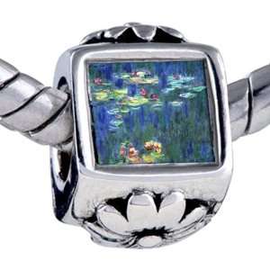  Monet Water Lilies Beads   Biagi Bead & Bracelet 