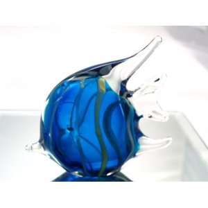 Murano Handcraft Rainbow Fish Glass Sculpture Art Glass Check  Http 