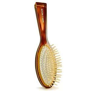  Noor Faux Tortoise Brush for All Hair Types   Small Travel/Purse Size