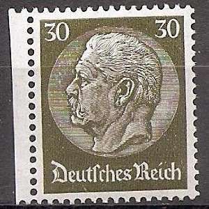   Stamp Germany President Von Hindenburg Type Of 1933 Scott 426 OGMNHVF