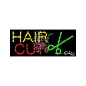  Hair cut Logo LED Sign 11 inch tall x 27 inch wide x 3.5 