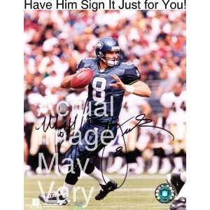  Matt Hasselbeck Seattle Seahawks Personalized Autographed 