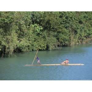  Rafting on Rio Grande, Port Antonio, Jamaica, West Indies 
