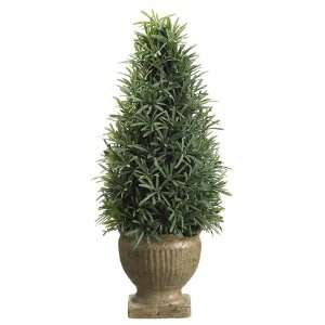   of 2 Artificial Cone Shaped Rosemary Topiaries 20