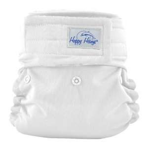 Happy Heinys Mini One Size Diaper w/ Aplix   White