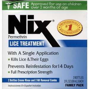  Nix Lice Treatment Family Pack