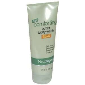  Neutrogena Comforting Butter Body Wash, Butter Cream, 6.7 