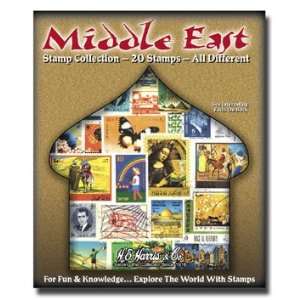   Stamp Collecting Pack   Middle East Stamps for Beginners Toys & Games