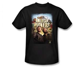   Pickers Distressed Poster History Channel TV Show T Shirt Tee  