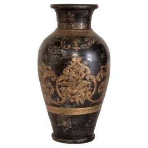  Uttermost Mela Hand Painted Urn Vase